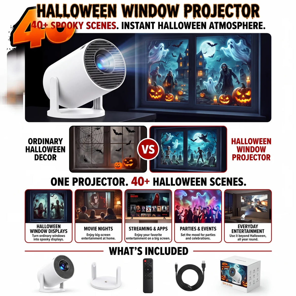 Halloween Window Projector